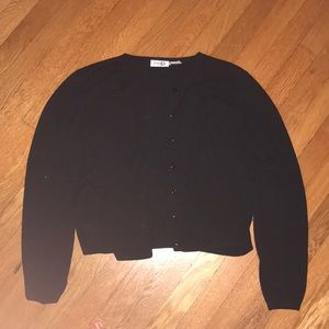Black Button up Cardigan